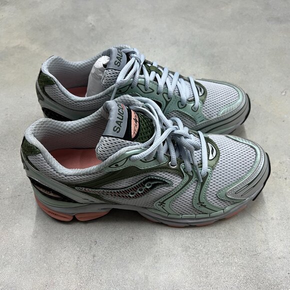 Saucony Men's Progrid Triumph 4 Grey Green S70805-1 - New - Picture 3 of 6
